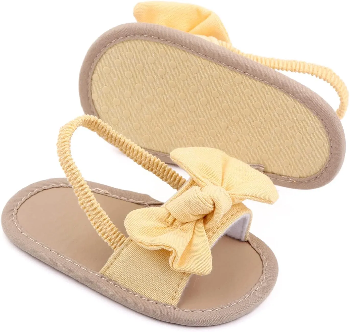 Baby Girls Butterfly Rome Sandals Summer Shoes Infant First Walking Slipper Shoes Non-Slip Beach Sandals