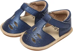 Baby Infant Boy Girl Sandals Shoes First Walking Shoes Soft Anti-Slip Rubber Sole Sneakers Fashion (Blue, 5 Toddler)