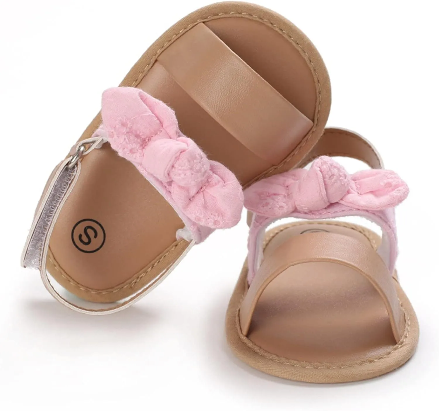 Baby Infant Boy Girl Sandals Shoes First Walking Shoes Soft Anti-Slip Sole Sneakers Lightweight Summer (Pink, 5 Infant)