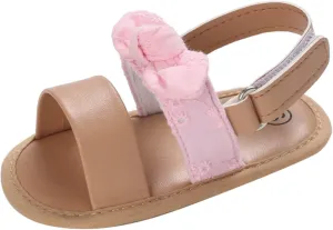Baby Infant Boy Girl Sandals Shoes First Walking Shoes Soft Anti-Slip Sole Sneakers Lightweight Summer (Pink, 5 Infant)