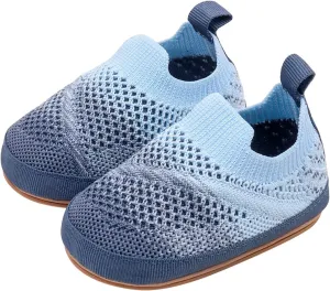 Baby Infant Knit Hollow Sandals Sole Rubber Non Slip Ankle Shoes Toddler Newborn Breathable Soft Sock Shoes Sandals