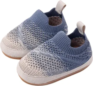 Baby Infant Knit Hollow Sandals Sole Rubber Non Slip Ankle Shoes Toddler Newborn Breathable Soft Sock Shoes Sandals