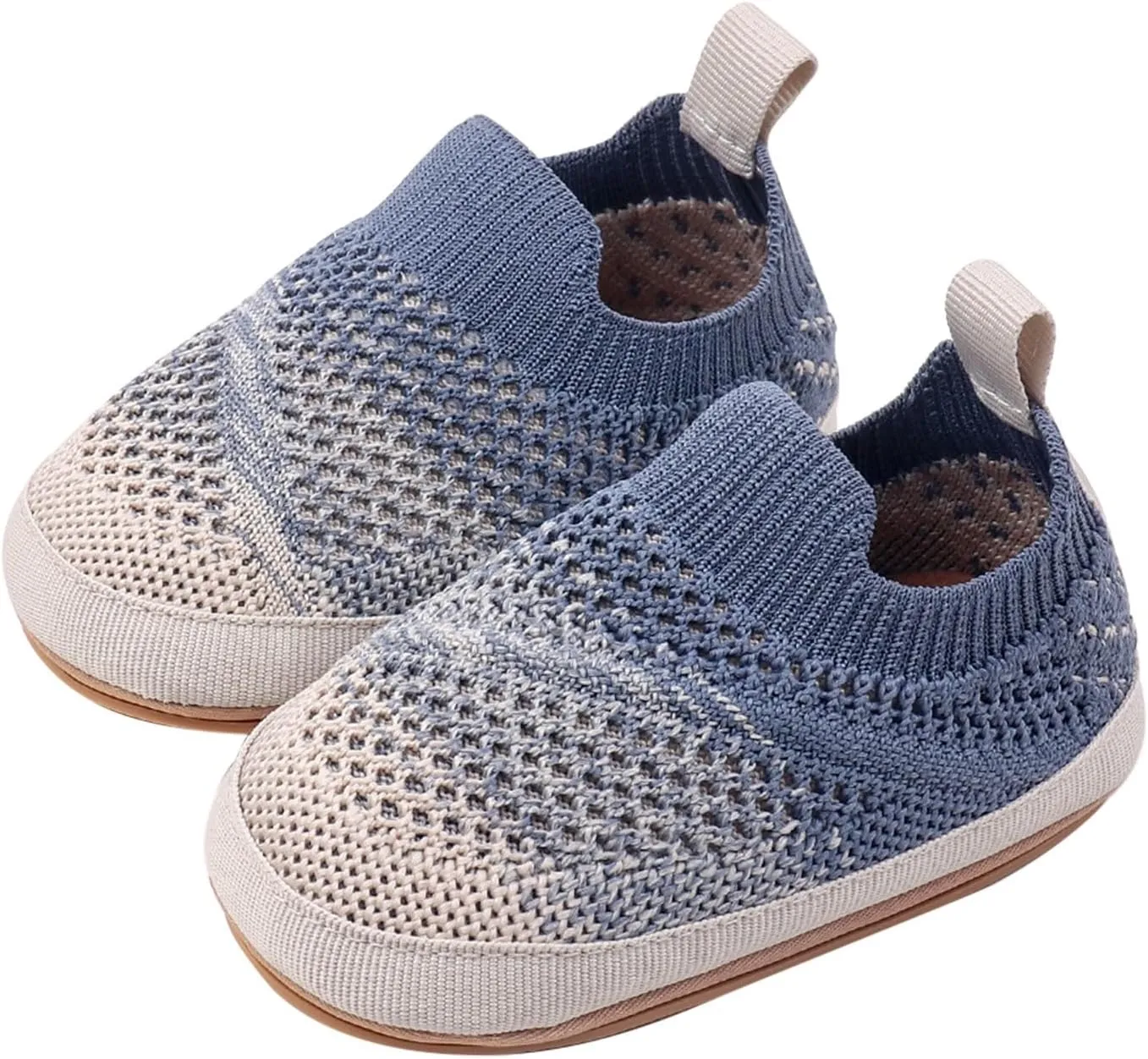 Baby Infant Knit Hollow Sandals Sole Rubber Non Slip Ankle Shoes Toddler Newborn Breathable Soft Sock Shoes Sandals