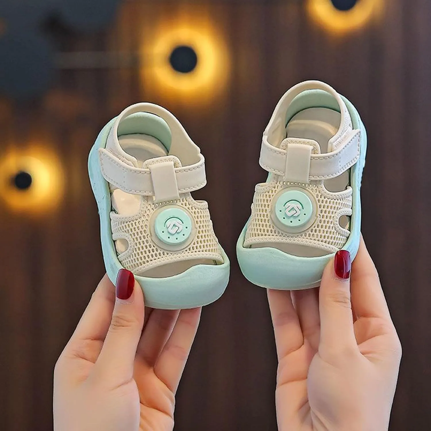 Baby Infant Summer Casual Sandals Toddler Newborn Open Toe Flatt Childen Kids Loo Heels Mesh Breathable Soft Sole Shoes