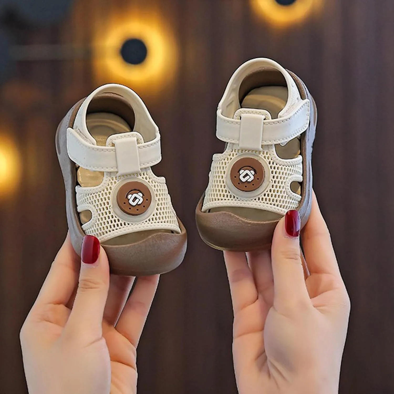 Baby Infant Summer Casual Sandals Toddler Newborn Open Toe Flatt Childen Kids Loo Heels Mesh Breathable Soft Sole Shoes