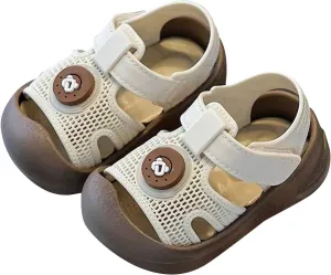 Baby Infant Summer Casual Sandals Toddler Newborn Open Toe Flatt Childen Kids Loo Heels Mesh Breathable Soft Sole Shoes