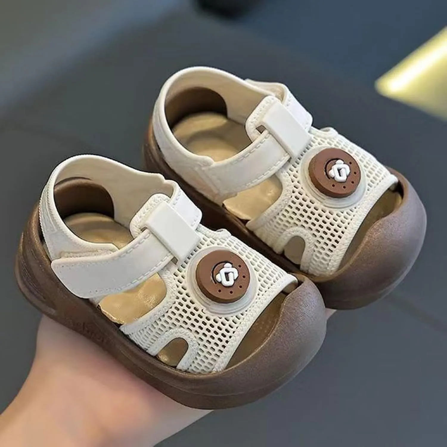 Baby Infant Summer Casual Sandals Toddler Newborn Open Toe Flatt Childen Kids Loo Heels Mesh Breathable Soft Sole Shoes