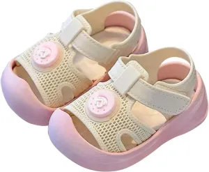 Baby Infant Summer Casual Sandals Toddler Newborn Open Toe Flatt Childen Kids Loo Heels Mesh Breathable Soft Sole Shoes