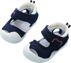 Baby Kids Princess Dress Baby Walking Shoes for Men and Women Anti Kick Breathable Wear Infant Leather Soft Closed Toe