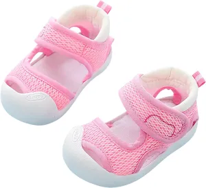 Baby Kids Princess Dress Baby Walking Shoes for Men and Women Anti Kick Breathable Wear Infant Leather Soft Closed Toe