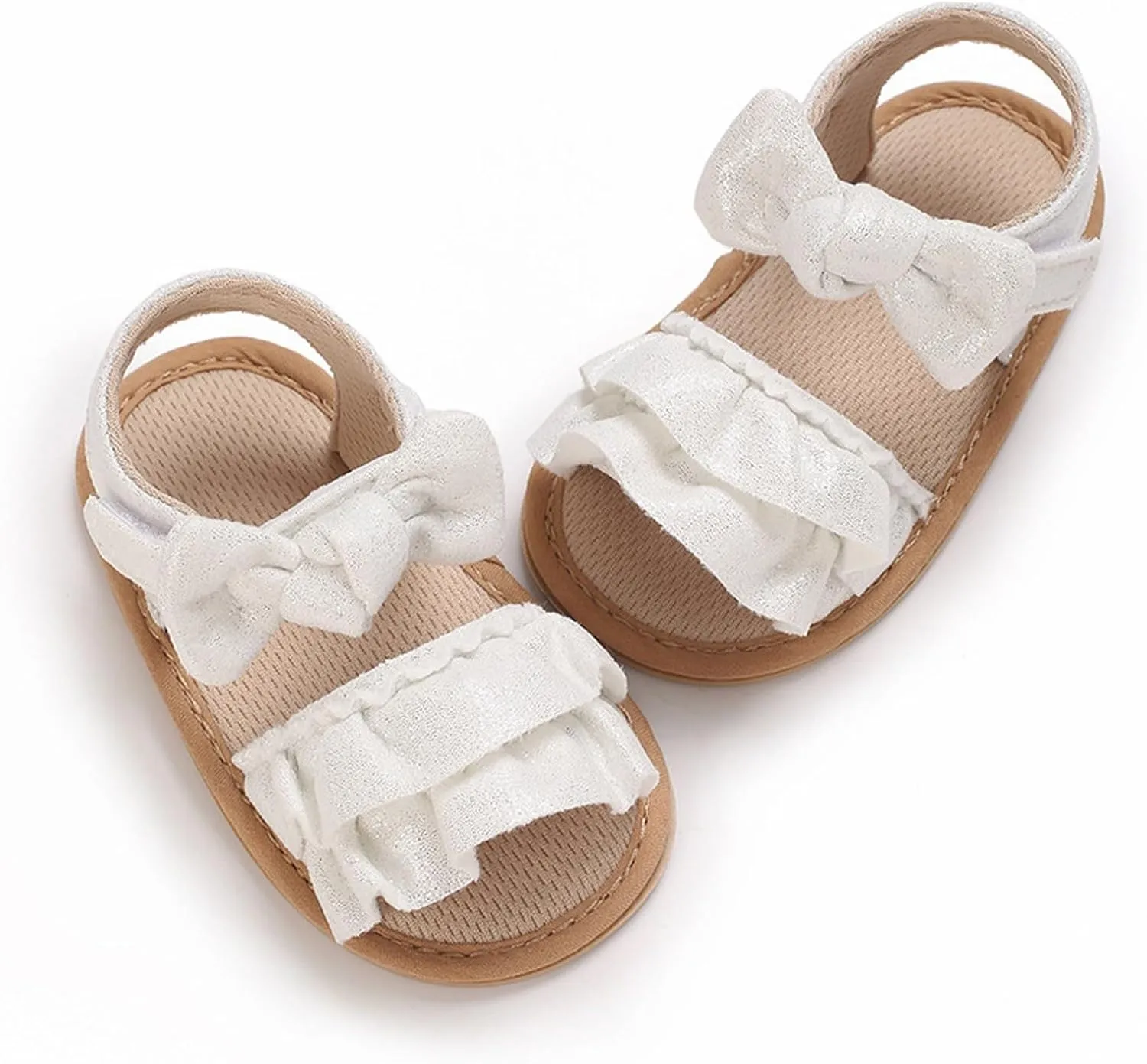 Baby Sandals Baby Toddler Infant Girls PU Leather Soft Open Toe Summer Sandals Flower Flat Shoes For Closed Toe Sandals
