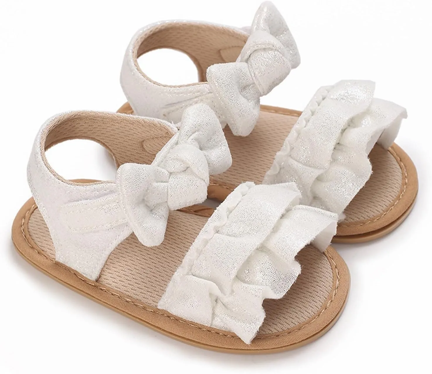 Baby Sandals Baby Toddler Infant Girls PU Leather Soft Open Toe Summer Sandals Flower Flat Shoes For Closed Toe Sandals