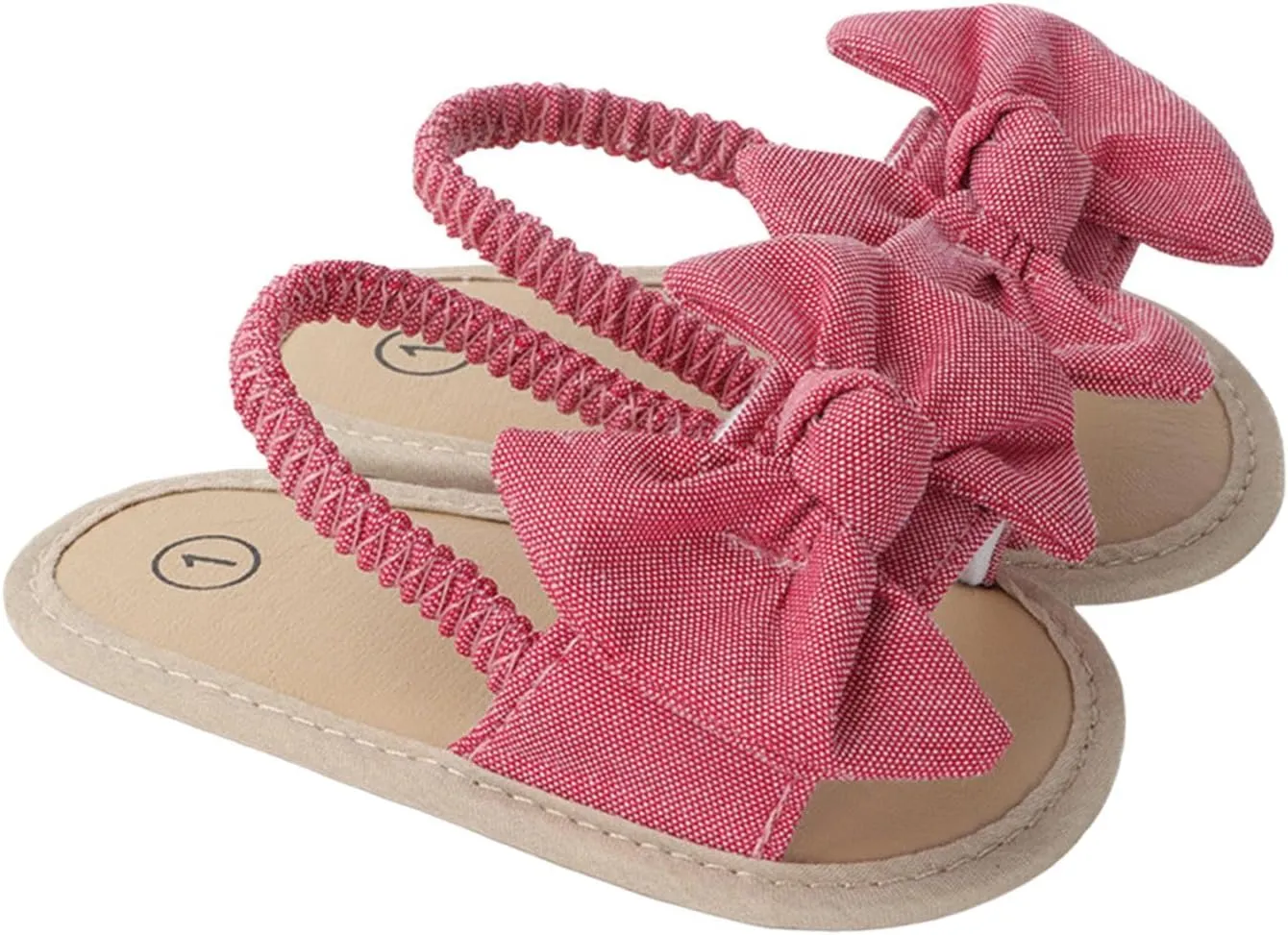 Baby Sandals, for 0-1 Years, Soft Sole Non-Slip Prewalker Casual Flat Sandals for Newborn