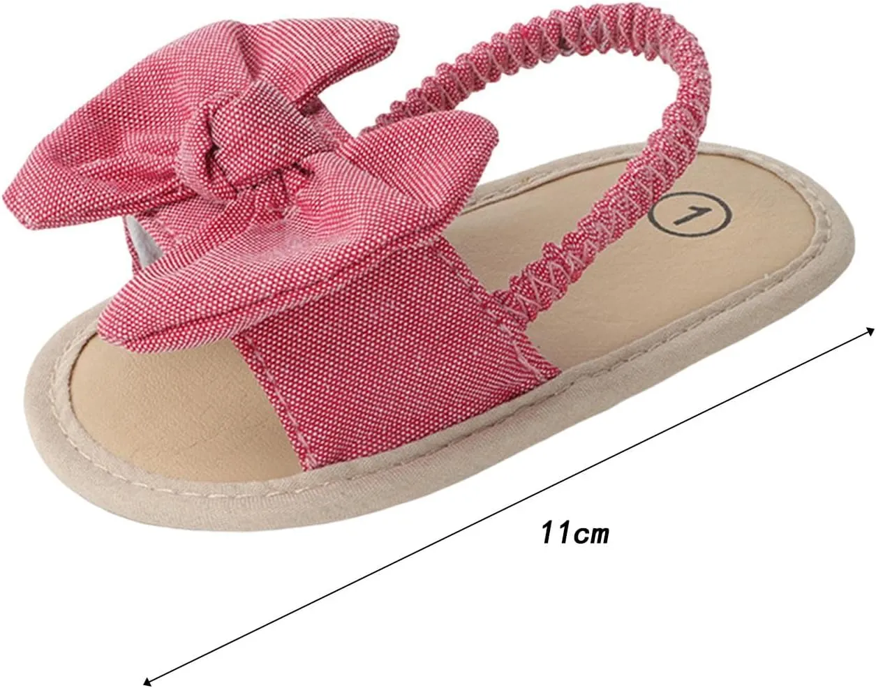 Baby Sandals, for 0-1 Years, Soft Sole Non-Slip Prewalker Casual Flat Sandals for Newborn