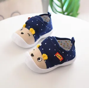 Baby Shoes 12 Months Girls Baby Infant Sole Soft Boys Cartoon Shoes Squeaky Anti-Slip Kids Baby Light up N