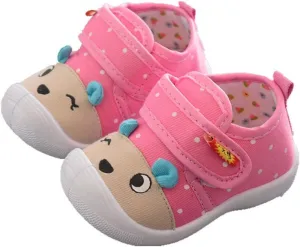 Baby Shoes 12 Months Girls Baby Infant Sole Soft Boys Cartoon Shoes Squeaky Anti-Slip Kids Baby Light up N