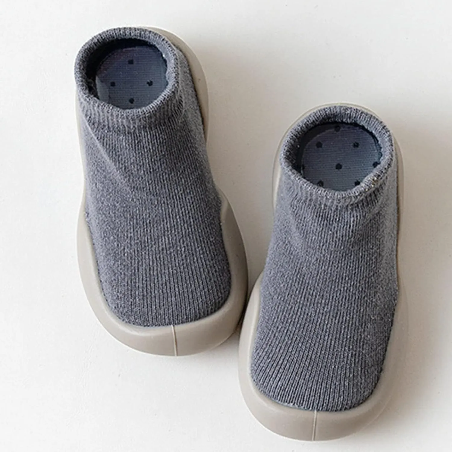 Baby Shoes Boys Girls First Walking Shoes Toddler Non Slip Slip On Sneakers Infant Knit Sock Shoes Floor Shoes