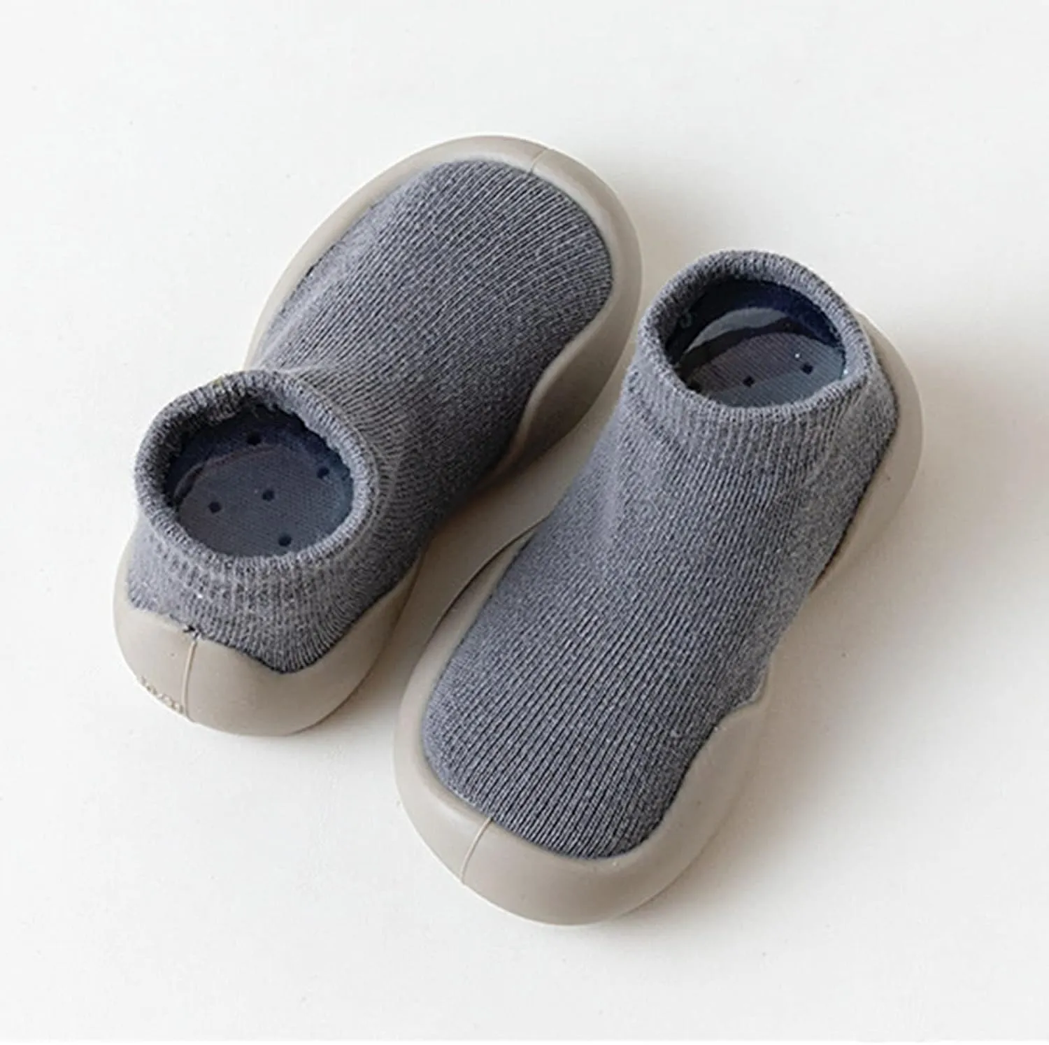 Baby Shoes Boys Girls First Walking Shoes Toddler Non Slip Slip On Sneakers Infant Knit Sock Shoes Floor Shoes