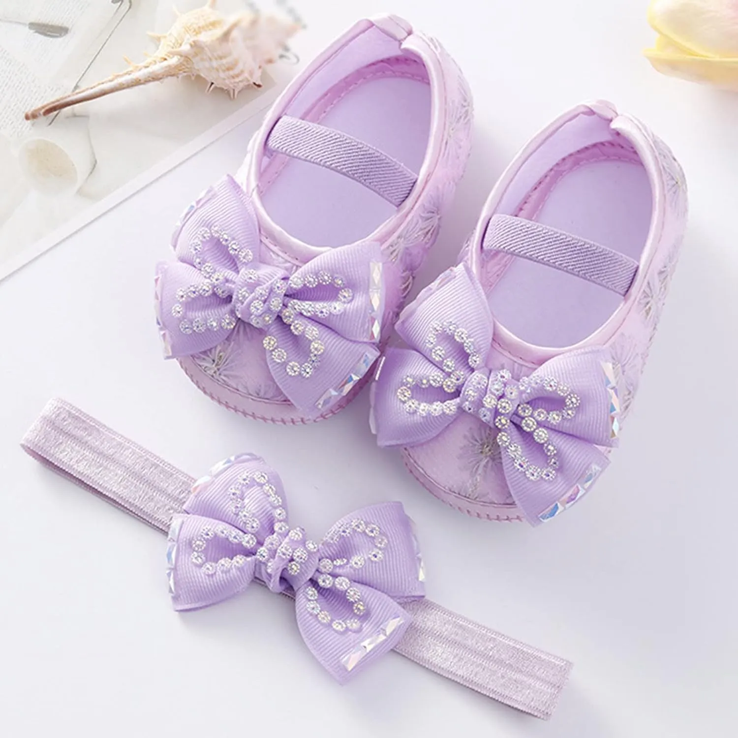 Baby Shoes Fashion Soft Sole Toddler Shoes Pearl Dress Flower Princess Shoes Toddler Shoes Baby Running Shoes