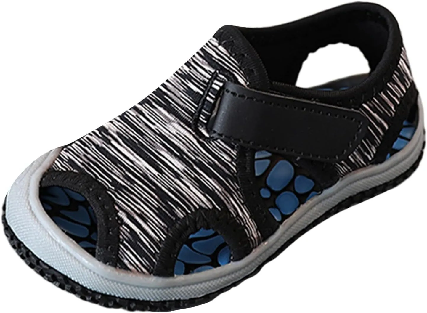 Baby Shoes Fashionable Casual Sandals Flat Toddler Shoes Comfortable Soft Casual Toddler Shoes Baby Boy Moccasins (Black, 9 Toddler)