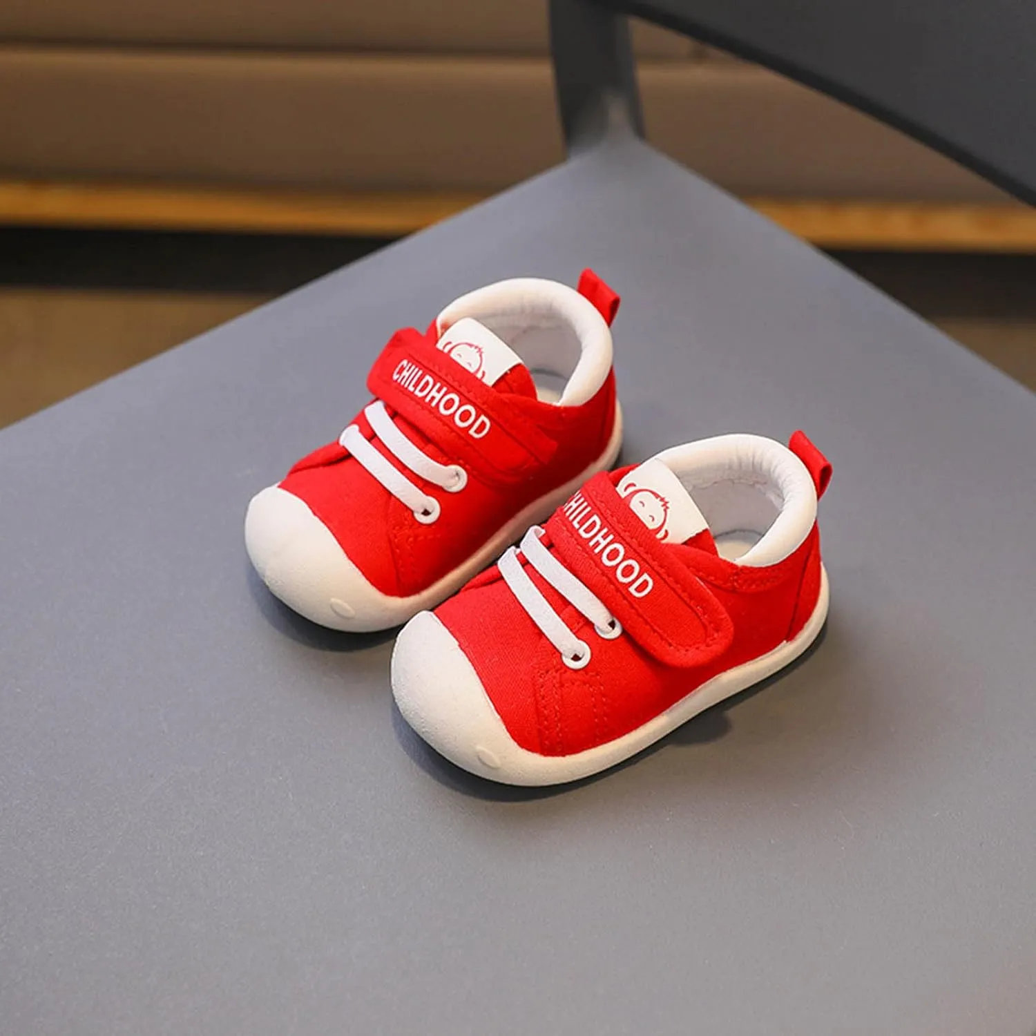 Baby Shoes Infant Boy Girl First Walker Shoes Toddler Walking Shoes Lightweight Non-Slip Slip-On Sneakers Breathable