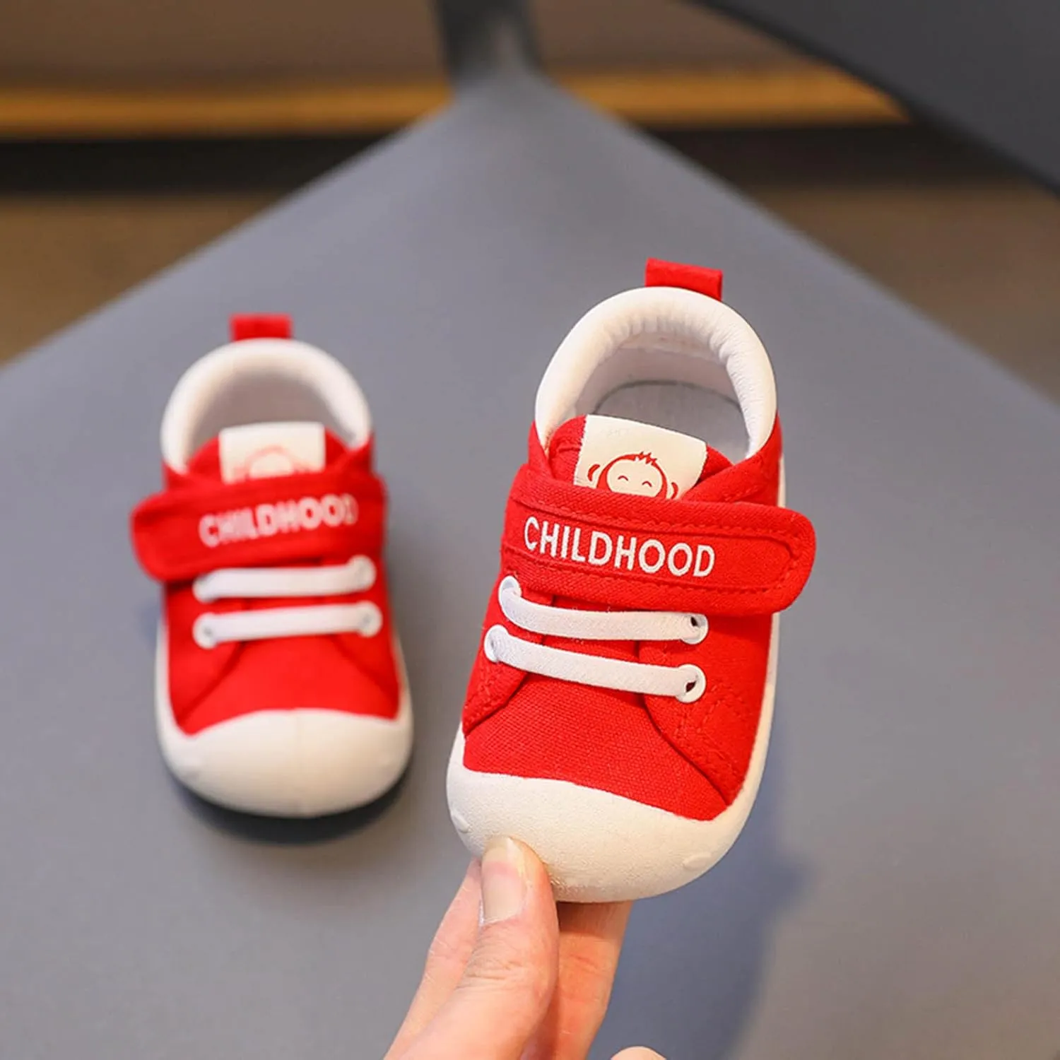 Baby Shoes Infant Boy Girl First Walker Shoes Toddler Walking Shoes Lightweight Non-Slip Slip-On Sneakers Breathable