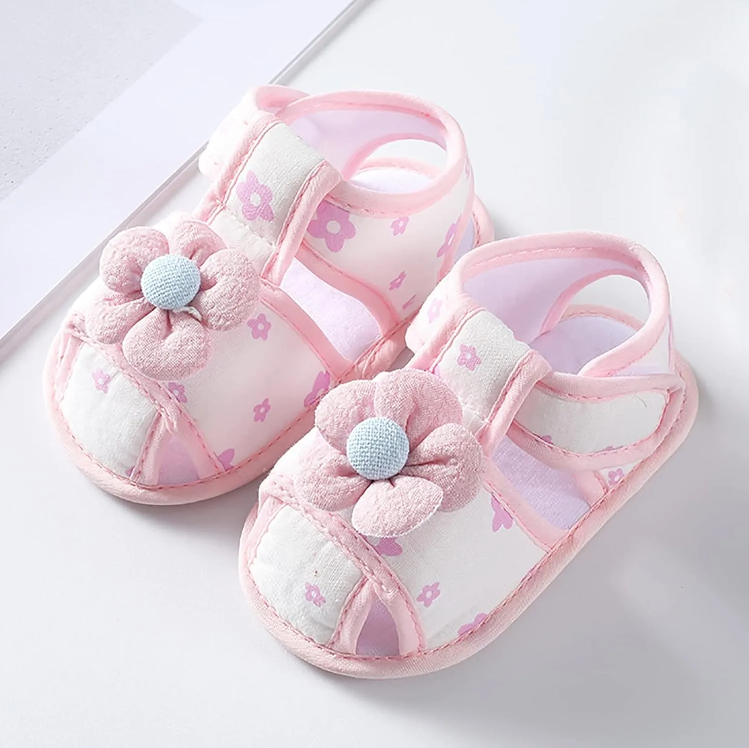 Baby Slippers Shoes Infant Girls Open Toe Bowknot Tie Dye Shoes First Walkers Shoes Summer Toddler Water Shoes Toddler 6