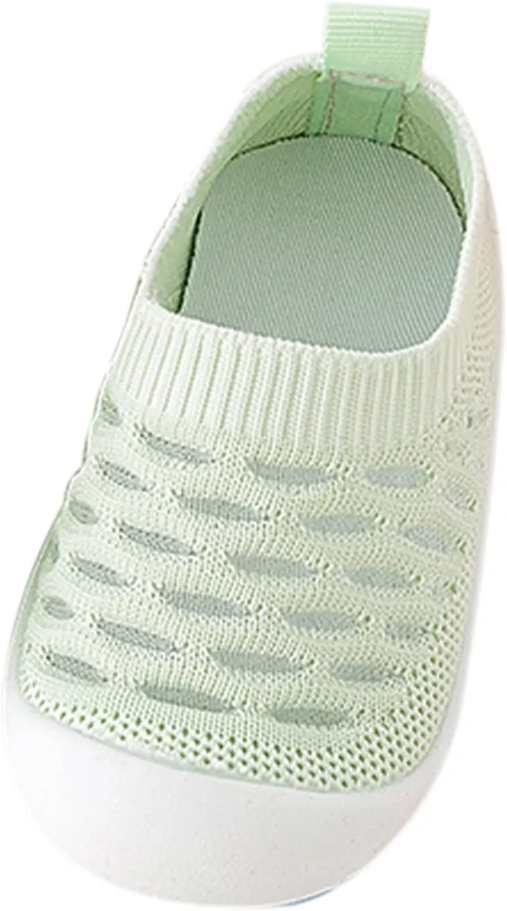 Baby Sneakers Girls Boys Lightweight Mesh Socks Shoes First Walking Shoes Toddler Soft Sole Non Slip Shoes