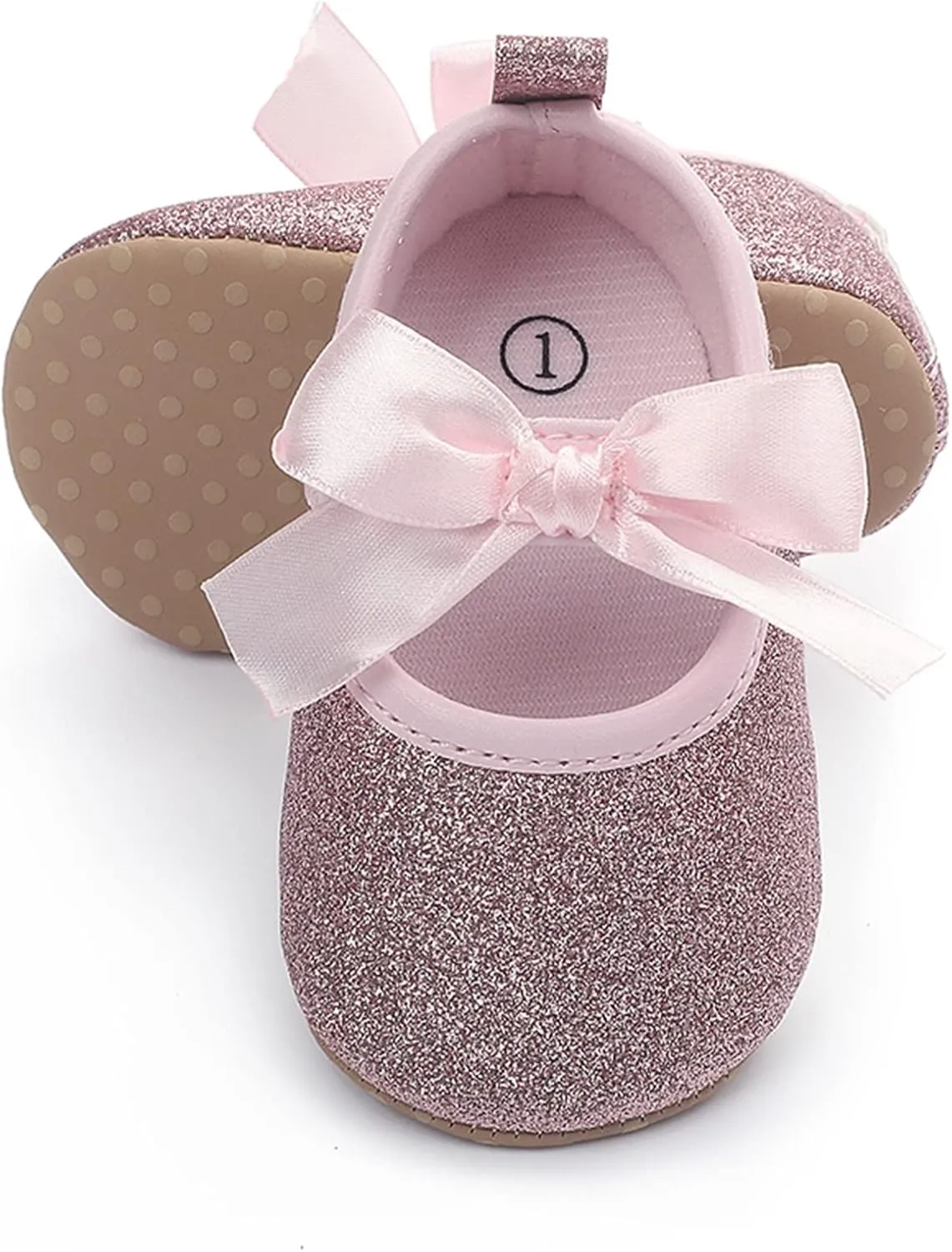 Baby Sneakers Girls Boys Toddler Kids Infant Girls Soild Colour Bowknot Princress Shoes Soft Sole Non-SIip Tennis