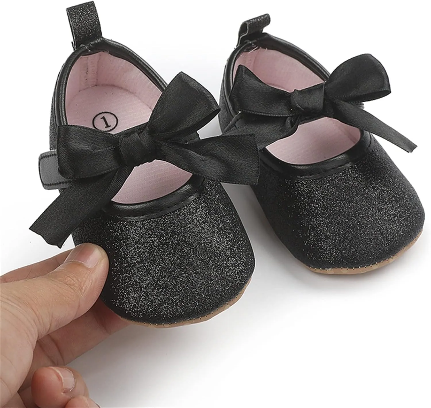 Baby Sneakers Girls Boys Toddler Kids Infant Girls Soild Colour Bowknot Princress Shoes Soft Sole Non-SIip Tennis