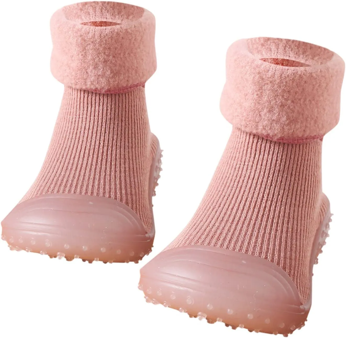 Baby Socks Shoes Soft Soles Spring And Winter Walking Early Education Baby Snow Shoes Socks Solid Baby Girl Booties