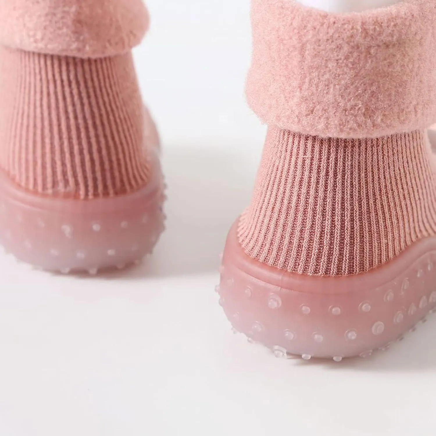 Baby Socks Shoes Soft Soles Spring And Winter Walking Early Education Baby Snow Shoes Socks Solid Baby Girl Booties