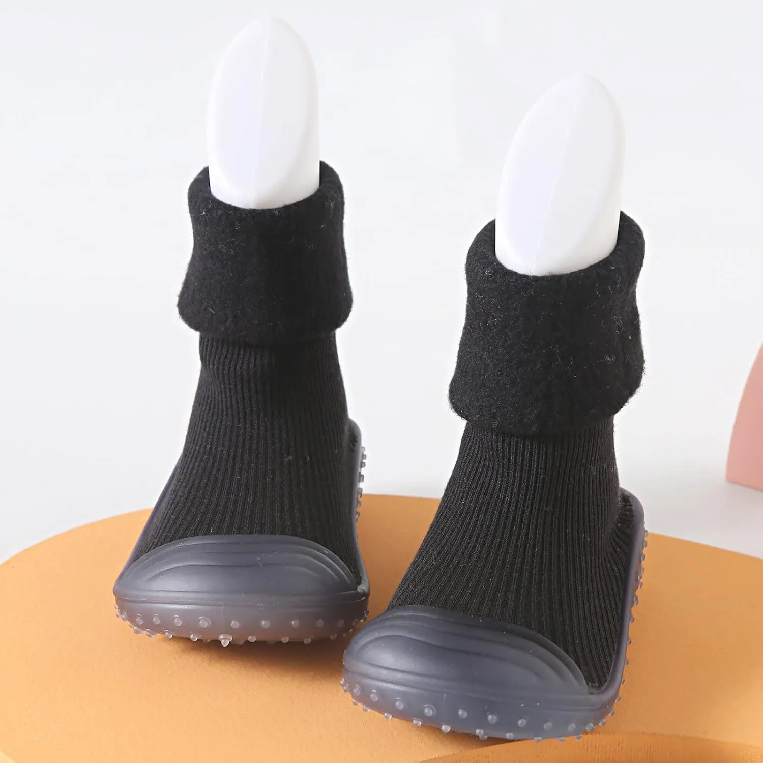 Baby Socks Shoes Soft Soles Spring And Winter Walking Early Education Baby Snow Shoes Socks Solid Toddler Girl Slippers