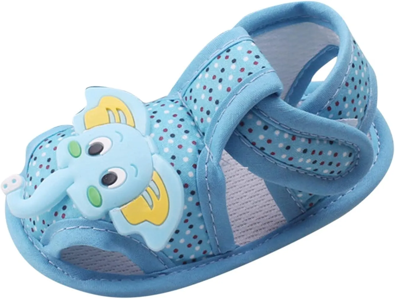 Baby Soft Sole Shoes Infant Cartoon Elephant Cute Sandals Breathable Comfy Baby Boy Girl Shoes for 0-12 Months