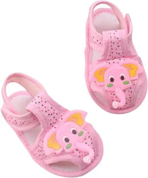 Baby Soft Sole Shoes Infant Cartoon Elephant Cute Sandals Breathable Comfy Baby Boy Girl Shoes for 0-12 Months