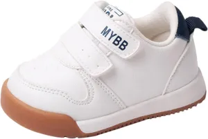 Baby Tennis Athletic Unisex Sneakers Infant Low Top Ankle Pu Leather Soft Rubber Sole Crib First Waler Shoes
