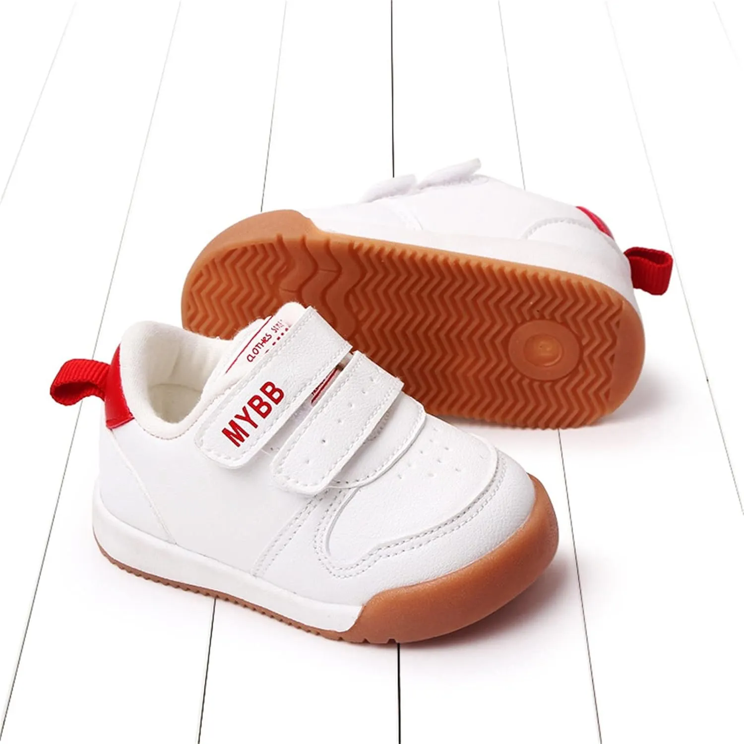 Baby Tennis Athletic Unisex Sneakers Infant Low Top Ankle Pu Leather Soft Rubber Sole Crib First Waler Shoes