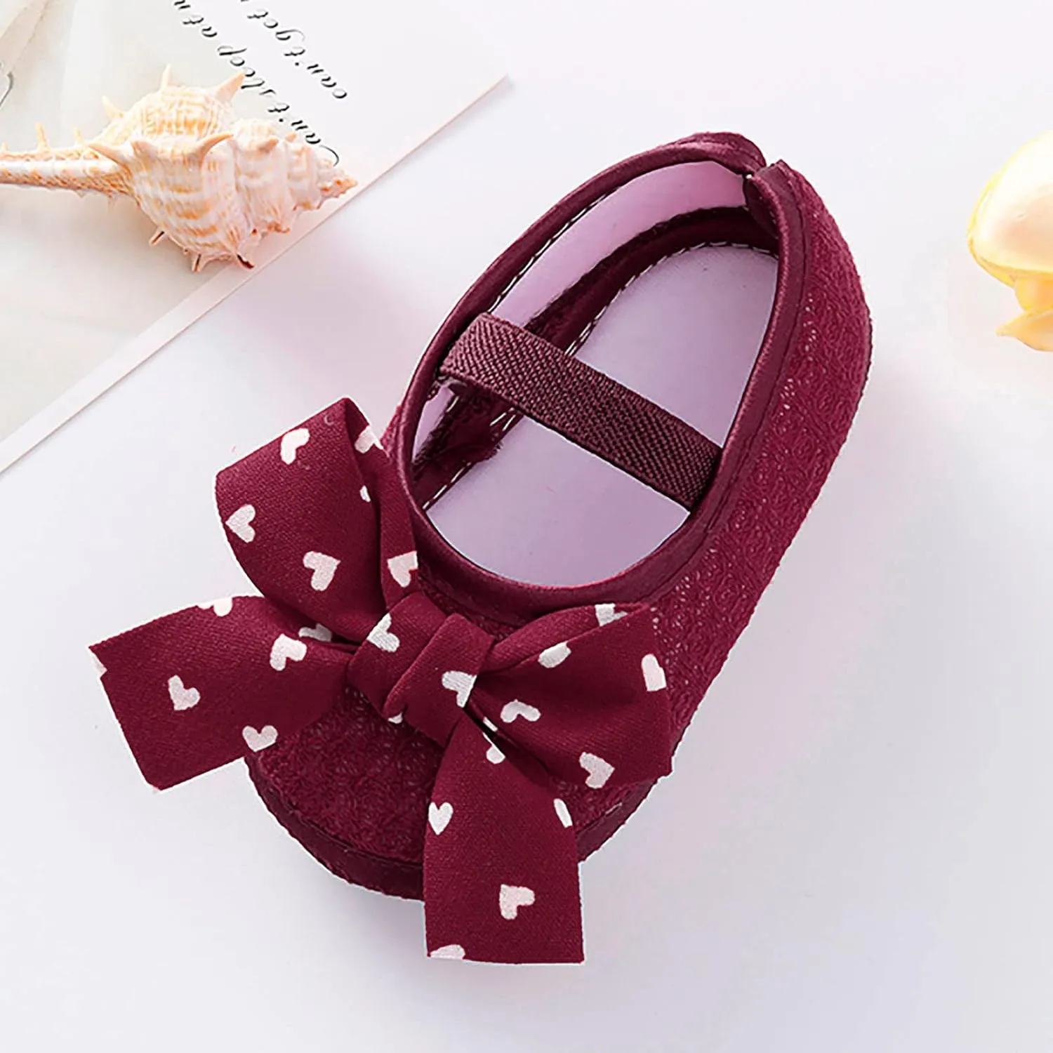 Baby Toddler Infant Girls Princess Sandals Soft Sole Bowknot First Walkers Crib Shoes Party Wedding (Red, 6 Toddler)