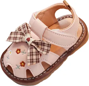 Baby Toddler Infant Girls PU Leather Soft Open Toe Summer Sandals Flower Flat Shoes Sandals for Baby Boys 12-18 Months