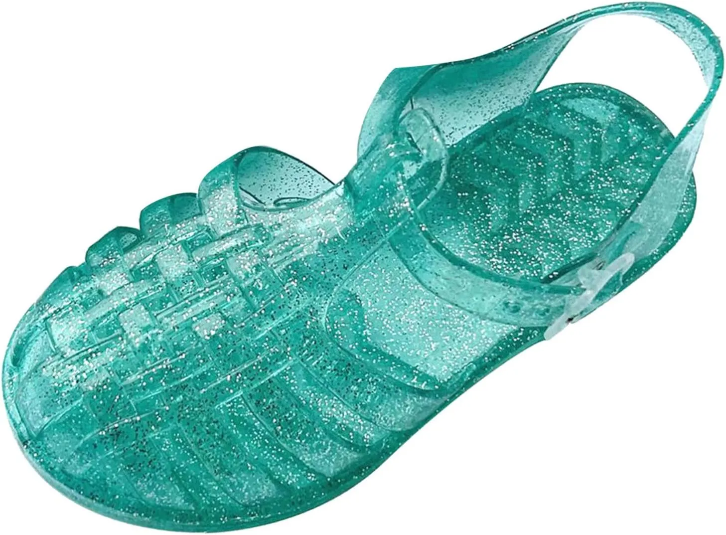 Baby Toddler Slip On Shoes Kids Boys Girls Cute Sandals Fruit Jelly Hollow Out Non-slip Soft Sole Beach Sandal Shoe L-461 Green 8
