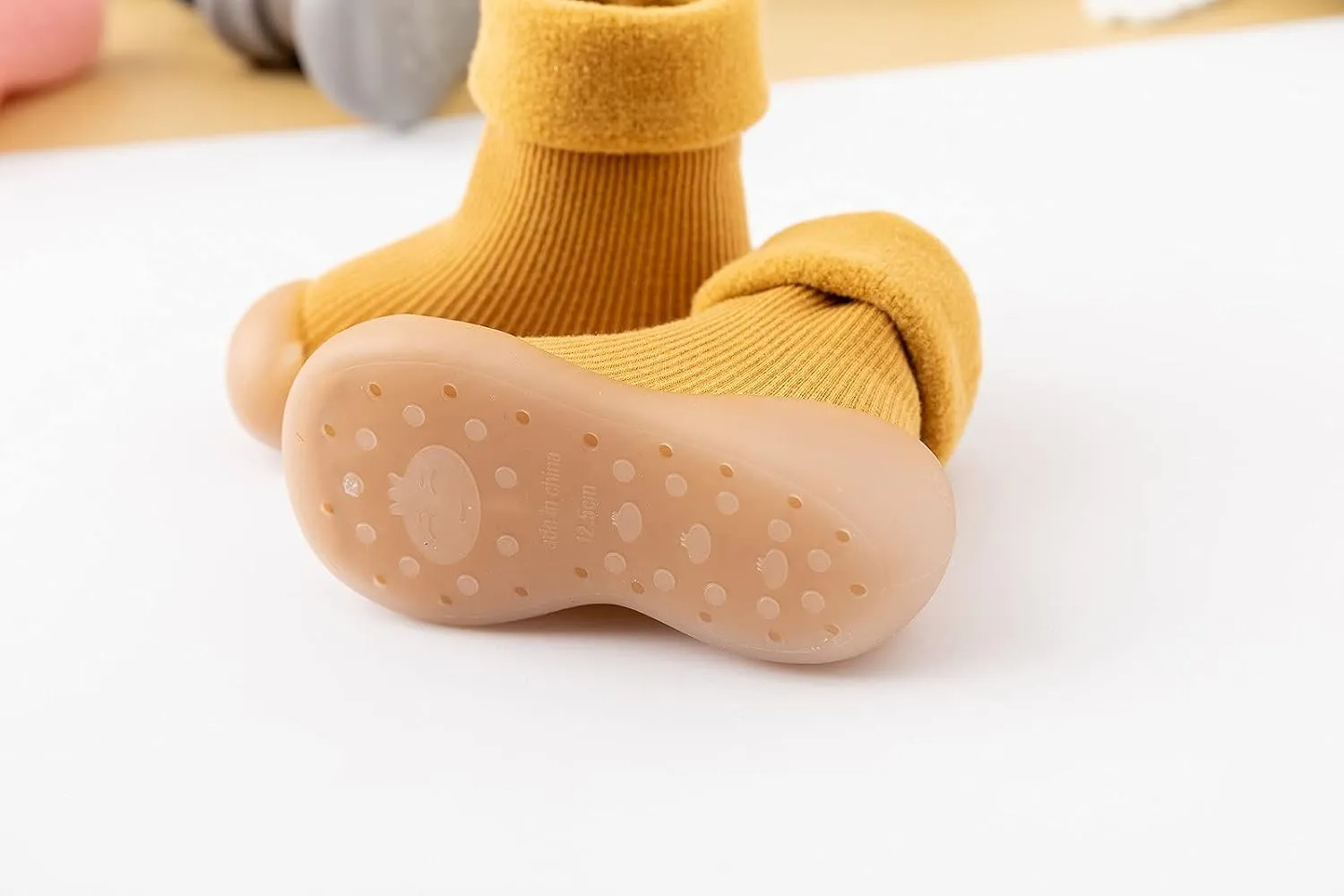 Baby Toddler Sock Shoes Infant Knit Soft Rubber Sole Shoes Walking Shoes Anti-Slip for Kids Baby Girls Boys