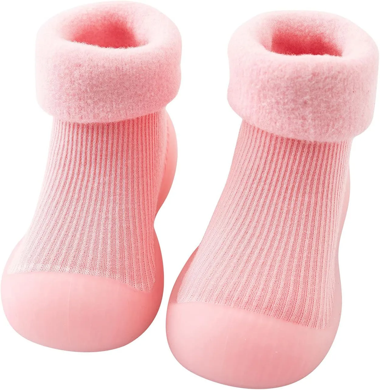 Baby Toddler Sock Shoes Infant Knit Soft Rubber Sole Shoes Walking Shoes Anti-Slip for Kids Baby Girls Boys