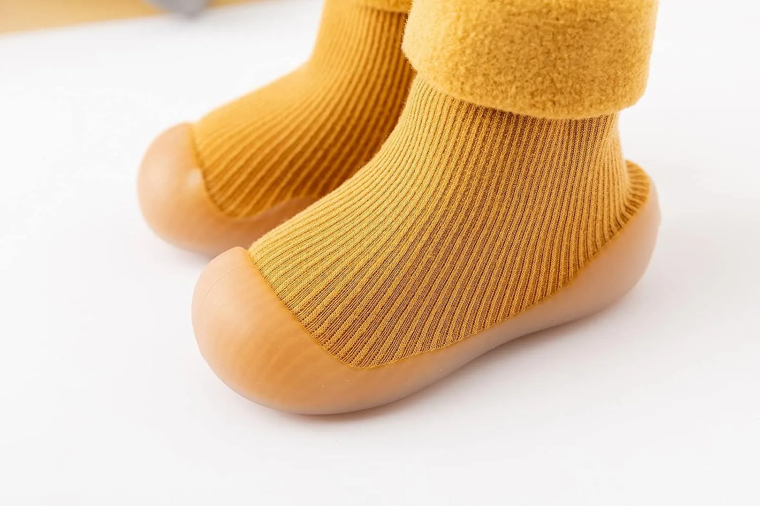 Baby Toddler Sock Shoes Infant Knit Soft Rubber Sole Shoes Walking Shoes Anti-Slip for Kids Baby Girls Boys