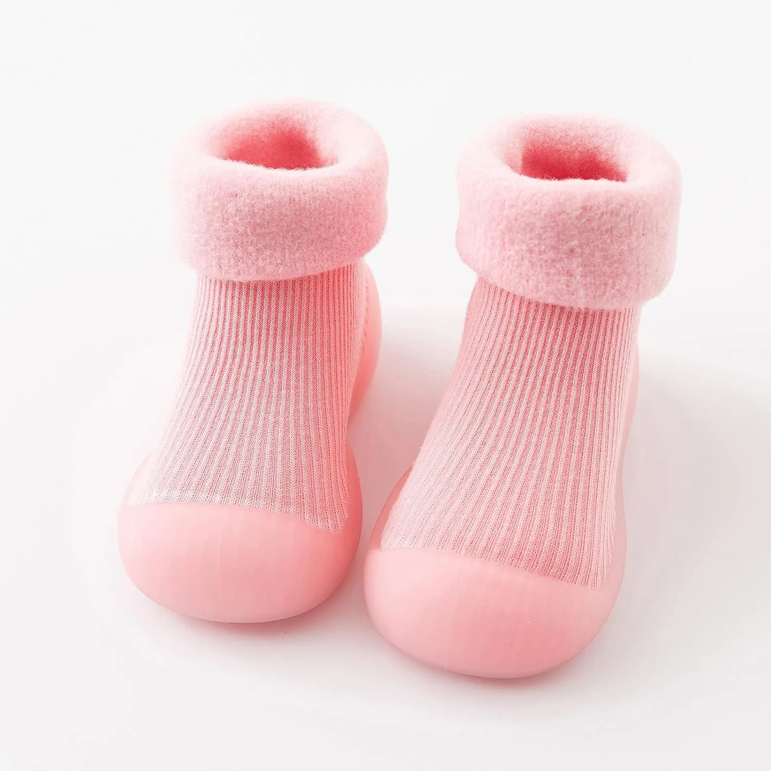 Baby Toddler Sock Shoes Infant Knit Soft Rubber Sole Shoes Walking Shoes Anti-Slip for Kids Baby Girls Boys