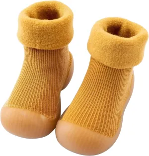 Baby Toddler Sock Shoes Infant Knit Soft Rubber Sole Shoes Walking Shoes Anti-Slip for Kids Baby Girls Boys