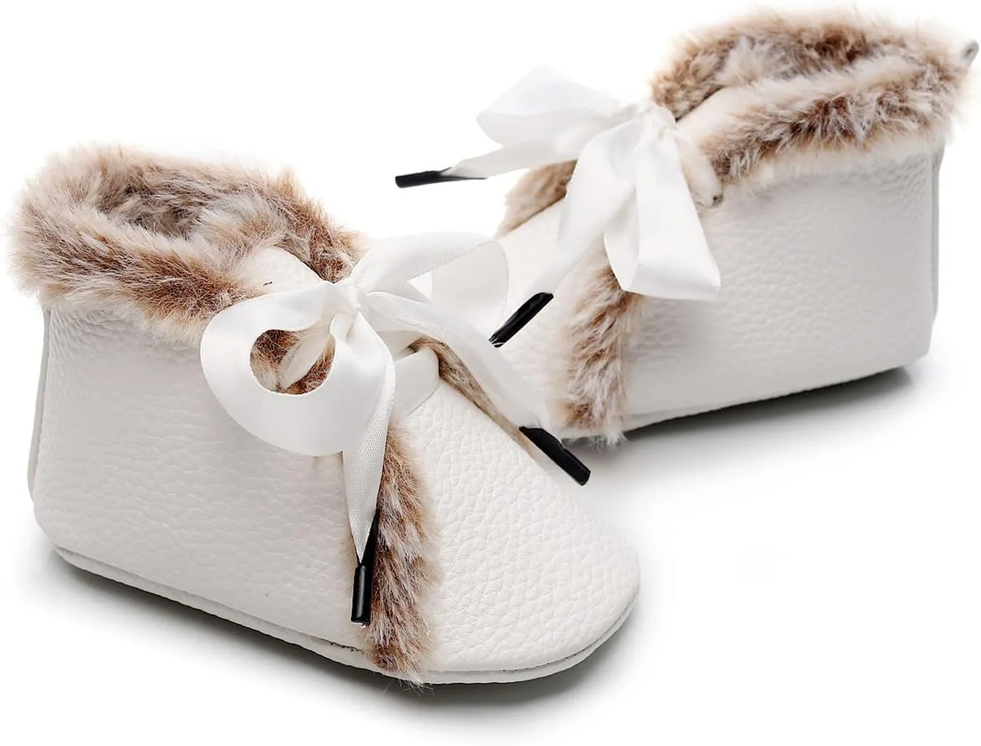 Boots Baby Oil Cotton Warm Soft Infant Girls Plush Snow Bowknot Boots Baby First Walkers Shoes Baby Shoes Soft Sole Boots Baby Boy