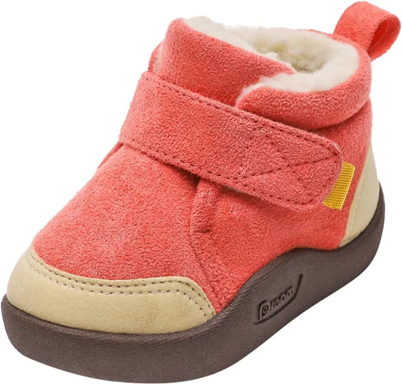 Boys Outdoor Boots Baby Shoes Toddler Boots Soft Bottom Toddler Shoes Plus Velvet Thick Non Slip Boys Girls Cute Shoes