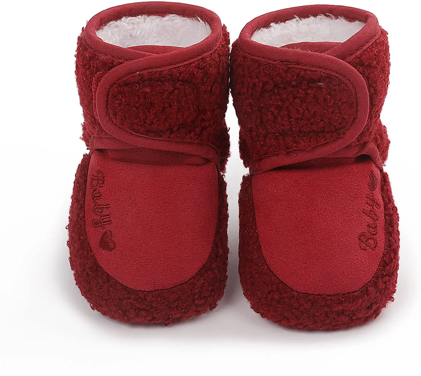 Boys Shoes Plush Girls Walkers Cotton Shoes Baby Snow Infant First Soft Boots Warm Boys Baby Shoes Toddler Suede Boots