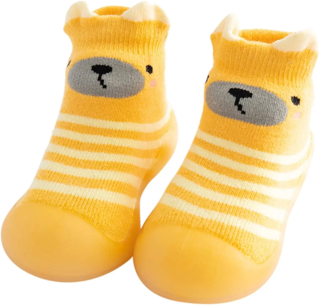 Boys Slippers Size 6 Big Boys Kids Toddler Baby Boys Girls Solid Warm Knit Soft Sole Rubber Shoe Toddler Home Slippers