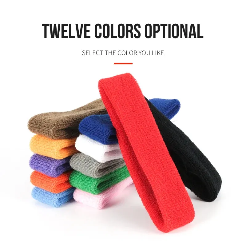 Breathable Sports Headband - Sweat Absorbent & Stylish